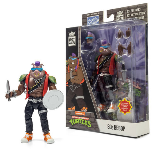 Teenage Mutant Ninja Turtles 80's Bebop Variant BST AXN 5-Inch Action Figure